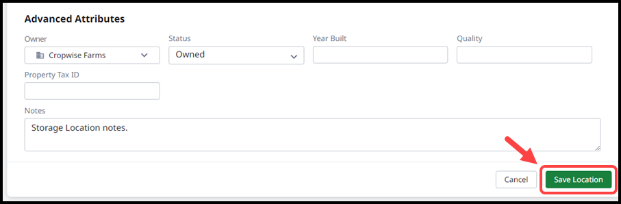 7. Storage Location Advanced and Save Button.png